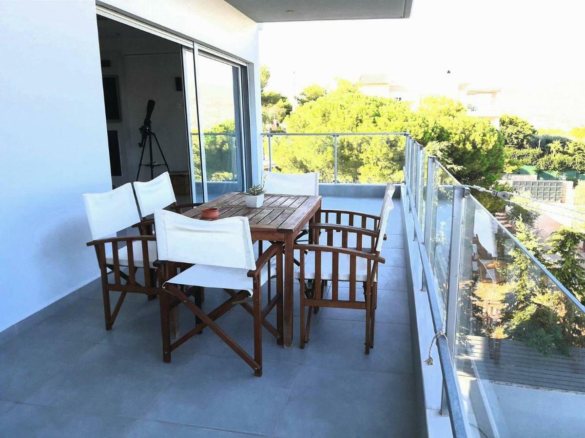 Seaview Pool Villa near Beach&Athens Airport Pórto Ráfti Exteriör bild